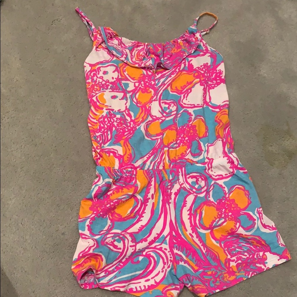 lilly pulitzer feeling tanked romper girls